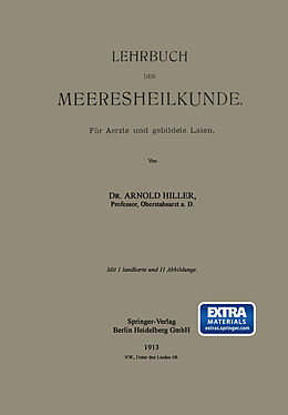 Kartonierter Einband Lehrbuch der Meeresheilkunde von Arnold Hiller