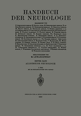 Kartonierter Einband Handbuch der Neurologie von M. Lewandowsky, G. Abelsdorff, Oswald Bumke