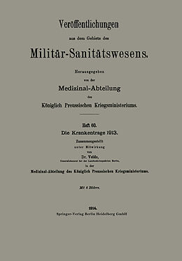 Kartonierter Einband Die Krankentrage 1913 von Gustav Velde