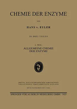 E-Book (pdf) Chemie der Enzyme von Hans von Euler