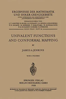 E-Book (pdf) Univalent Functions and Conformal Mapping von James Allister Jenkins