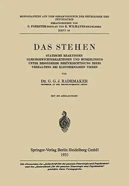 E-Book (pdf) Das Stehen von Gysbertus Godefriedus Johannes Rademaker