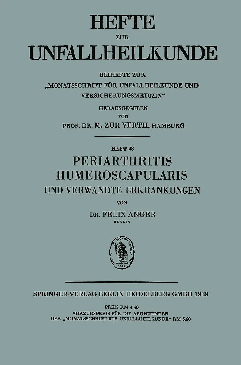 Periarthritis Humeroscapularis und Verwandte Erkrankungen
