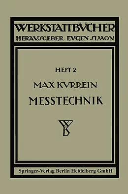 E-Book (pdf) Meßtechnik von Max Kurrein