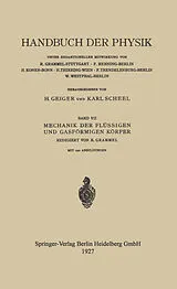 E-Book (pdf) Mechanik der Flüssigen und Gasförmigen Körper von Jakob Ackeret, Albert Betz, Philipp Forchheimer