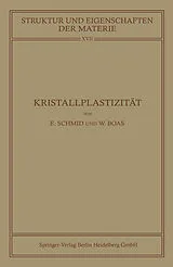 E-Book (pdf) Kristallplastizität von Erich Schmid, Walter Boas
