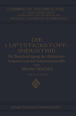 E-Book (pdf) Die Luftstickstoff-Industrie von Bruno Waeser