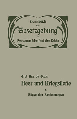 E-Book (pdf) Heer und Kriegsflotte von Robert Hue de Grais