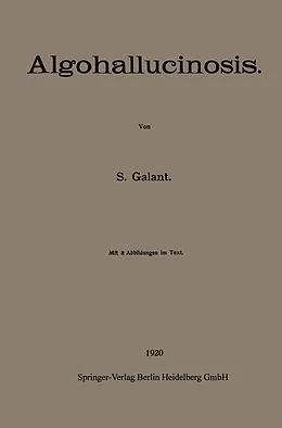 E-Book (pdf) Algohallucinosis von S. Galant