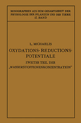 E-Book (pdf) Oxydations-Reductions-Potentiale von Leonor Michaelis