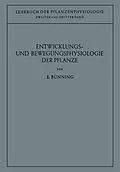 E-Book (pdf) Entwicklungs- und Bewegungsphysiologie der Pflanze von Erwin Bünning