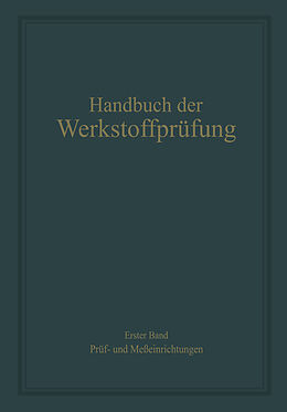 Kartonierter Einband Prüf- und Meßeinrichtungen von Rudolf Berthold, Anton Eichinger, Erich Siebel