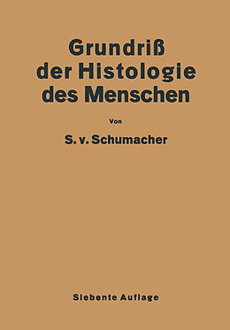 Kartonierter Einband Grundriss der Histologie des Menschen von Siegmund von Schumacher