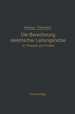 Kartonierter Einband Die Berechnung elektrischer Leitungsnetze in Theorie und Praxis von Clarence Feldmann