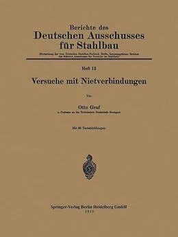 E-Book (pdf) Versuche mit Nietverbindungen von Otto Graf