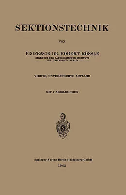 E-Book (pdf) Sektionstechnik von Robert Rößle