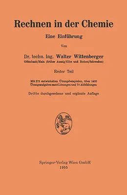E-Book (pdf) Rechnen in der Chemie von Walter Wittenberger