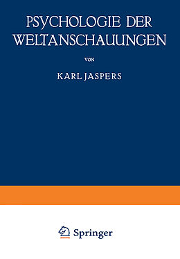 E-Book (pdf) Psychologie der Weltanschauungen von Karl Jaspers