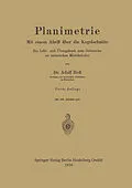 E-Book (pdf) Planimetrie von Adolf Hess