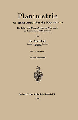E-Book (pdf) Planimetrie von Adolf Hess