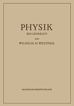 E-Book (pdf) Physik von Wilhelm Heinrich Westphal