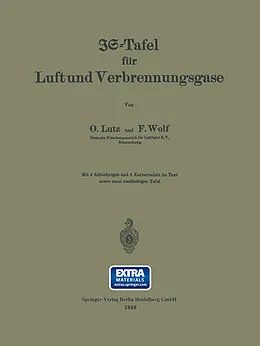 E-Book (pdf) IS=Tafel für Luft und Verbrennungsgase von Otto Lutz, Friedrich Wolf