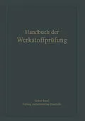 E-Book (pdf) Die Prüfung nichtmetallischer Baustoffe von Erich Siebel