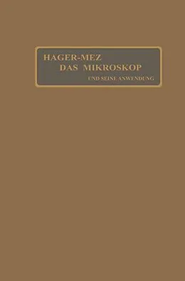 E-Book (pdf) Das Mikroskop und seine Anwendung von Hermann Hager