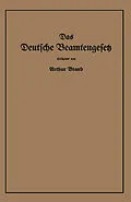 E-Book (pdf) Das Deutsche Beamtengesetz (DBG) von Arthur Brand