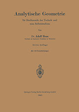 E-Book (pdf) Analytische Geometrie für Studierende der Technik und zum Selbststudium von Adolf Hess