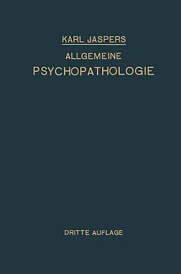 E-Book (pdf) Allgemeine Psychopathologie von Karl Jaspers