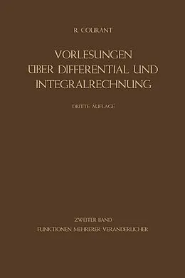 E-Book (pdf) Funktionen Mehrerer Veränderlicher von Richard Courant