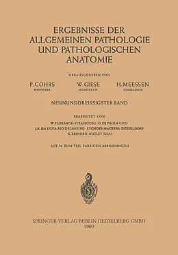 E-Book (pdf) Ergebnisse der allgemeinen Pathologie und pathologischen Anatomie von Paul Cohrs