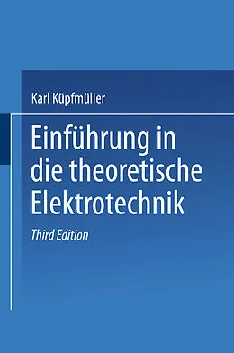 E-Book (pdf) Einführung in die theoretische Elektrotechnik von Karl Küpfmüller