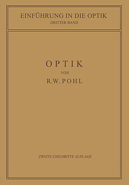 E-Book (pdf) Einführung in die Optik von Robert Wichard Pohl