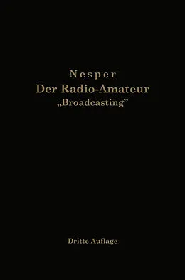E-Book (pdf) Der Radio-Amateur Broadcasting von Eugen Nesper