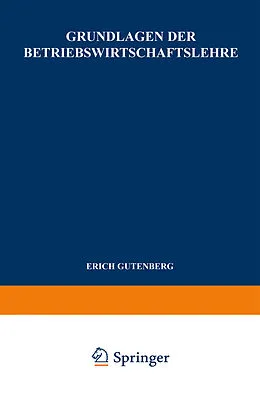 E-Book (pdf) Grundlagen der Betriebswirtschaftslehre von Werner Arber