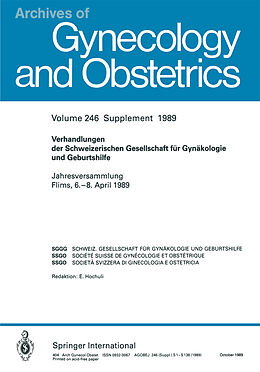 Kartonierter Einband Verhandlungen der Schweizerischen Gesellschaft für Gynäkologie und Geburtshilfe von H. Schneider, C. Kind, E. E. Petersen