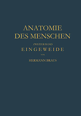 Kartonierter Einband Eingeweide von Hermann Braus
