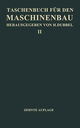 E-Book (pdf) Taschenbuch für den Maschinenbau von H. Baer, Ch Bouche, H. Dubel