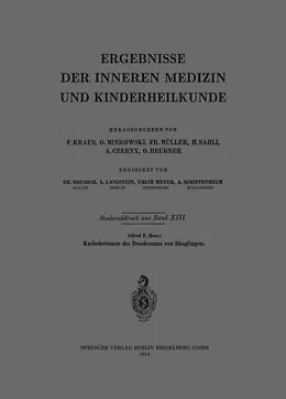 E-Book (pdf) Katheterismus des Duodenums von Säuglingen von Alfred F. Heß
