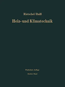 E-Book (pdf) Verfahren und Unterlagen zur Berechnung von Hermann Rietschel, Hubertus Protz, Wilhelm Raiss