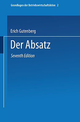 E-Book (pdf) Grundlagen der Betriebswirtschaftslehre von Erich Gutenberg