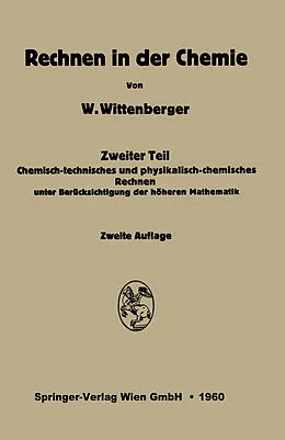 E-Book (pdf) Rechnen in der Chemie von Walter Wittenberg