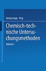 E-Book (pdf) Chemisch-technische Untersuchungsmethoden von 