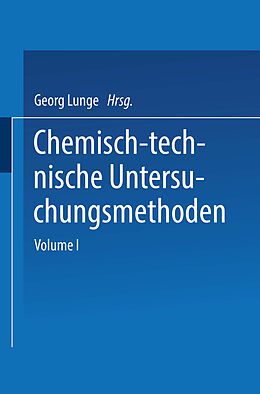 E-Book (pdf) Chemisch-technische Untersuchungsmethoden von 