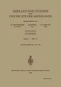 E-Book (pdf) Quellen und Studien zur Geschichte der Mathematik von O. Neugebauer, J. Stenzel, O. Toeplitz