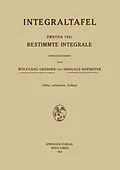 E-Book (pdf) Bestimmte Integrale von Wolfgang Gröbner, Nikolaus Hofreiter