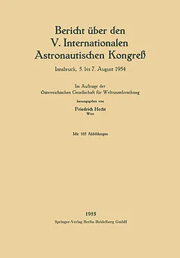 E-Book (pdf) Bericht über den V. Internationalen Astronautischen Kongreß von Friedrich Hecht