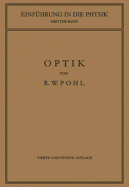 E-Book (pdf) Einführung in die Optik von Robert Wichard Pohl